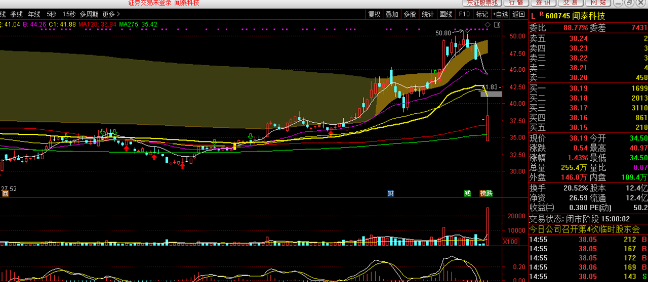 闻泰科技的股价是否会继续下跌？